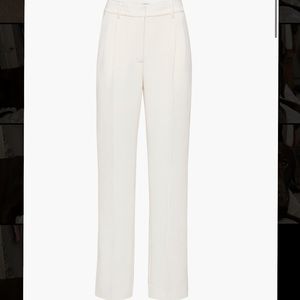 New with tags never worn Aritzia Effortless pant in light birch color